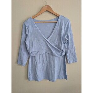Gap Maternity Blue Nursing Top Size M